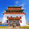 Gandantegchinlen Monastery Mongolia paint by numbers