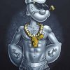 Gangster Popeye paint by numbers