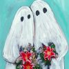 Cute Ghost Couple paint by numbers