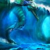Giant Leviathan In The Water paint by numbers