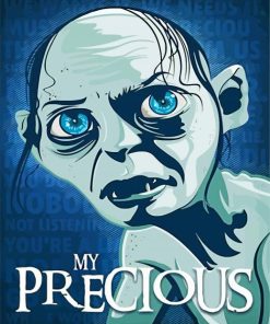 Smeagol My Precious The Lord Of The Rings-paint-by-number