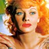 Gorgeous Lucille Ball paint by numbers