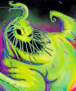Green Oogie Boogie paint by numbers