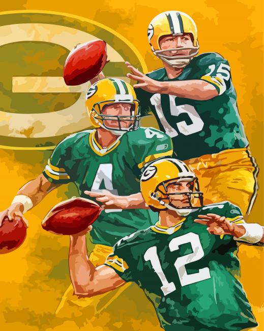 Green Bay Packers Art paint by numbers