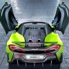 Green Mcclaren Car paint by numbers