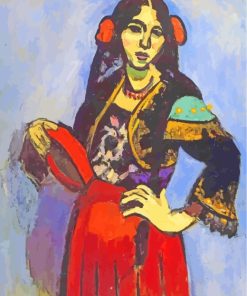 Henri Matisse Spanish Woman paint by numbers