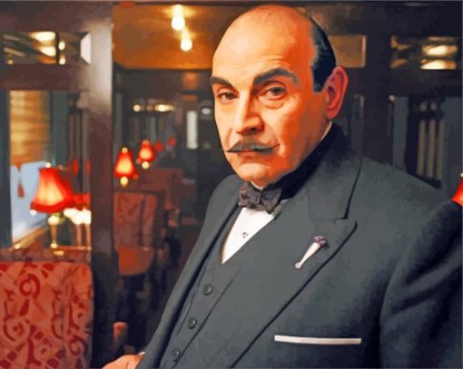 Hercule Poirot paint by numbers