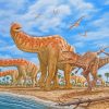 Isisaurus Saturated paint by numbers