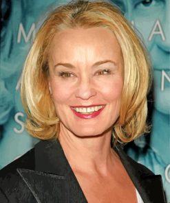 Jessica Lange American Actress paint by numbers