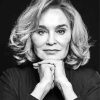 Jessica Lange Black And White Portrait paint by numbers