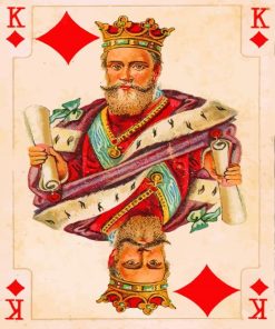 King Card paint by numbers