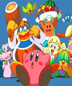 Kirby And Friends paint by numbers