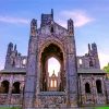 Kirkstall Abbey Leeds England paint by numbers