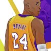 Kobe Bryant Player Illustration paint by numbers