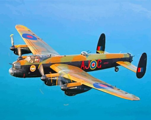 lancaster-aircraft-paint-by-number