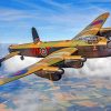 The Lancaster Bomber paint by numbers