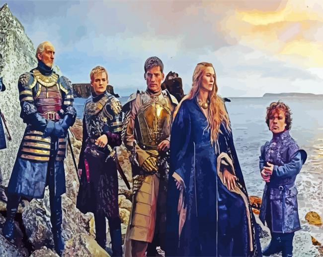Lannister Family paint by numbers