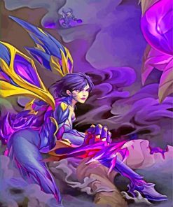 League Of Legends Video Game Kai'Sa paint-by-number
