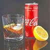Glass Of Coca Cola With Lemon Art-paint-by-numbers