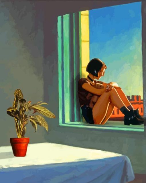 Lonely Mathilda paint by numbers