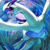 Lugia Pokemon paint by numbers