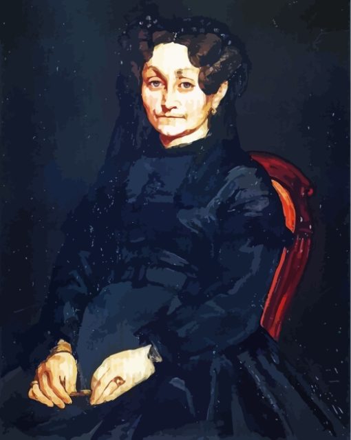 Madame Auguste By Manet paint by numbers