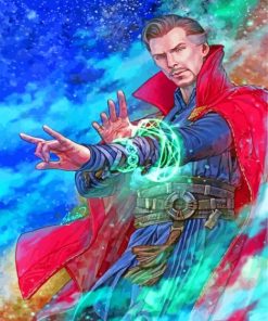 Doctor Strange Colorful Art paint-by-number