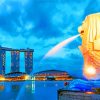 Merlion Park In Singapore paint by numbers