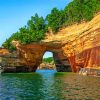 Michigan Pictured Rocks National Lakeshore paint by numbers