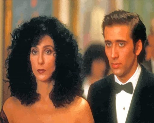 Moonstruck Movie paint by numbers