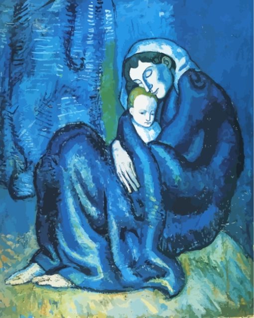 Mother And Child Picasso paint by numbers