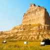 Scotts Bluff National Monument Nebraska paint by numbers