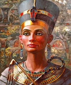 Nefertiti Egyptian Queen paint by numbers