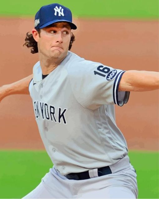 New York Yankees Gerrit Cole paint by numbers