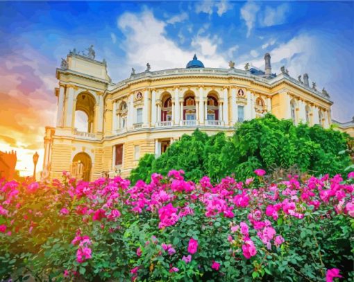 Odessa City In Ukraine paint by numbers