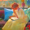 Thoughtfull Reader By Frantisek Dvorak-paint-by-number