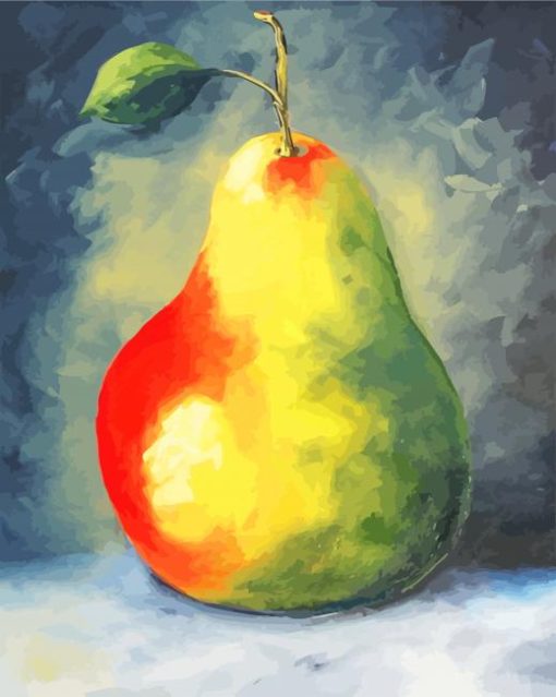 Pear Fruit paint by numbers