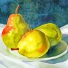 Pear Fruit Still Life paint by numbers