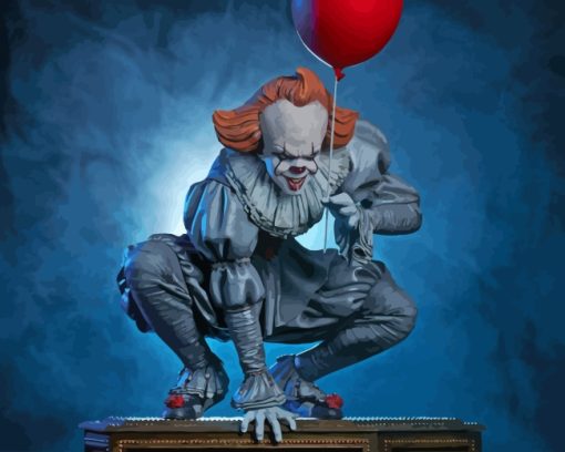 Pennywise It Movie paint by numbers
