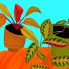 Philodendron Pots paint by numbers