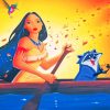 Aesthetic Pocahontas Disney paint by numbers