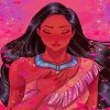 The Princess Pocahontas Disney paint by numbers