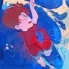 Ponyo Japanese Anime paint by numbers