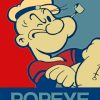 Popeye The Sailor Man Poster paint by numbers