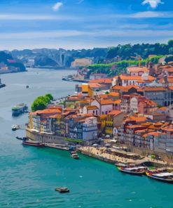 Porto Tourism Portugal paint by numbers