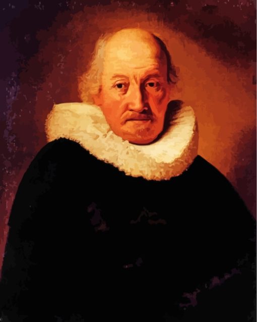 Portrait Of An Old Man Rembrandt Artwork paint by numbers