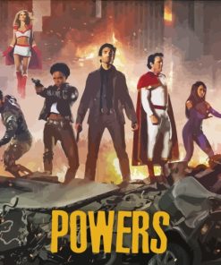 Powers Series Poster paint by numbers