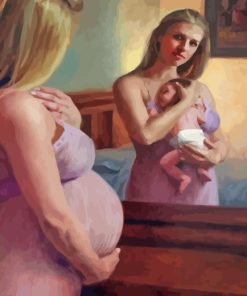 Pregnant Woman paint by numbers