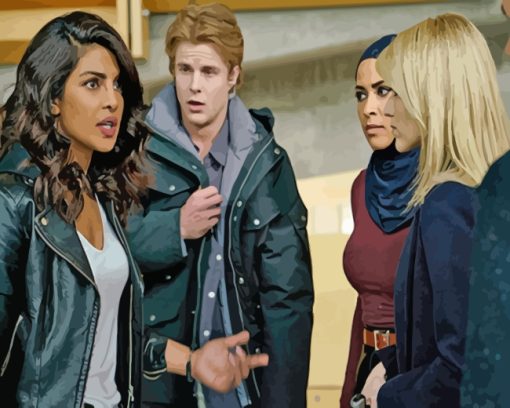 Quantico Characters paint by numbers