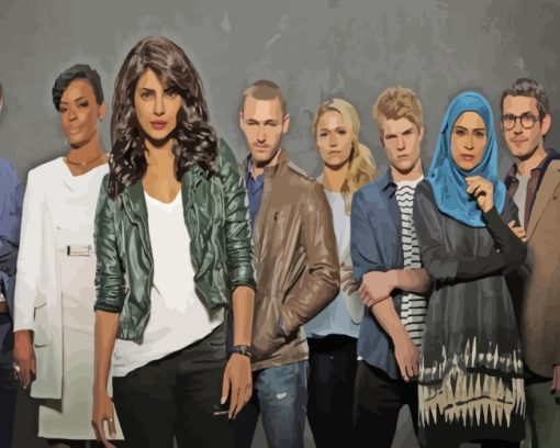 Quantico Drama Series paint by numbers